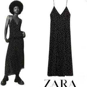 Zara polka dot dress